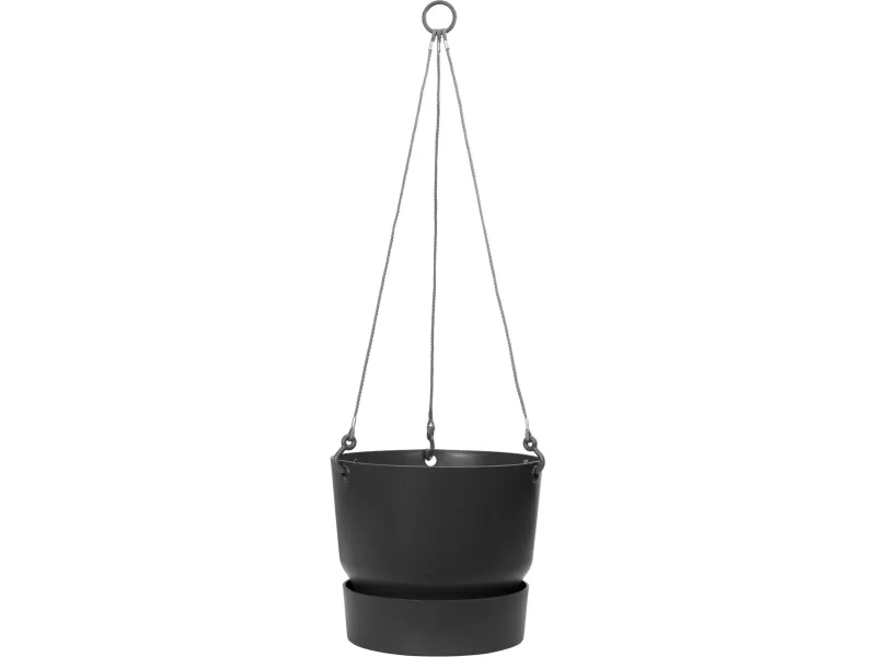 image Hängeampel Greenville Ø 24 cm x 20 cm Schwarz – Bild 1